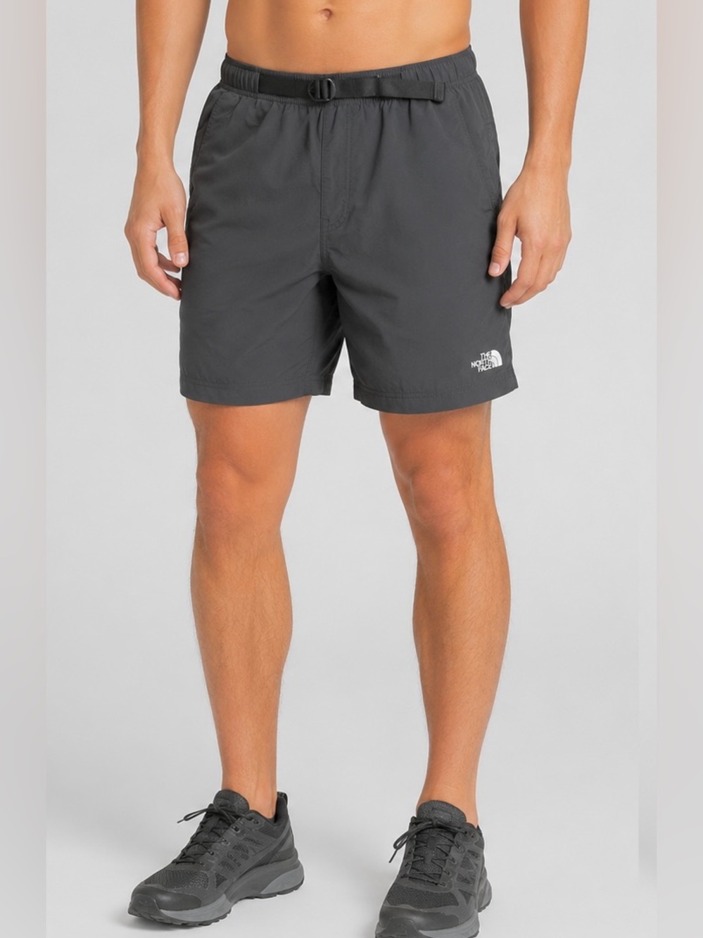 The North Face Men’s Gray Belted Hiking Trail Shorts Size Small